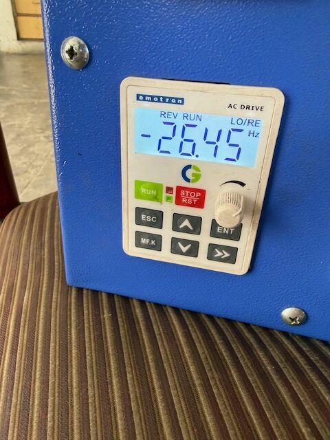 VFD Control Panel for Electric Motor Operated On-Site Crankshaft Grinding Machine